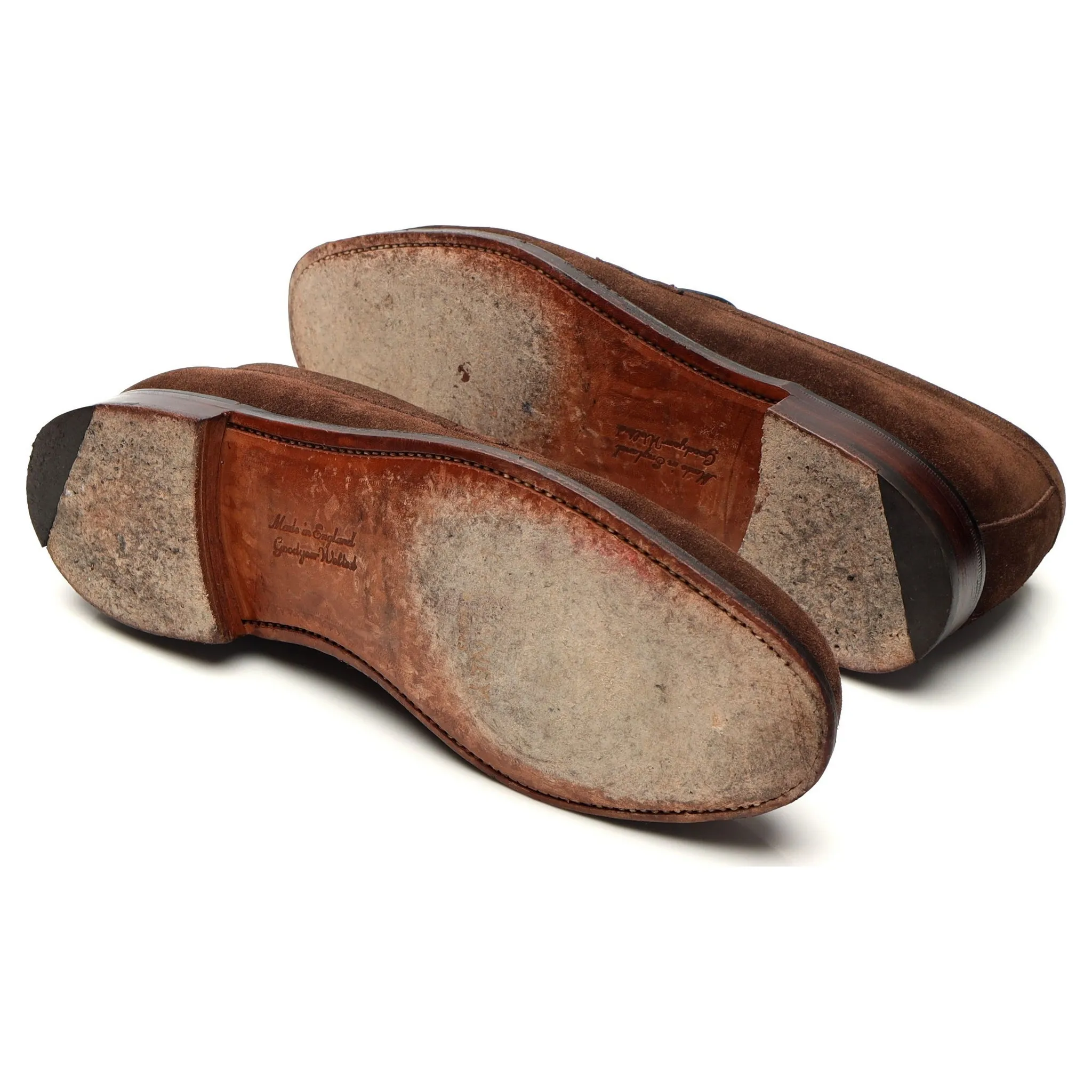 'Hudson' Brown Suede Loafers UK 7.5 F