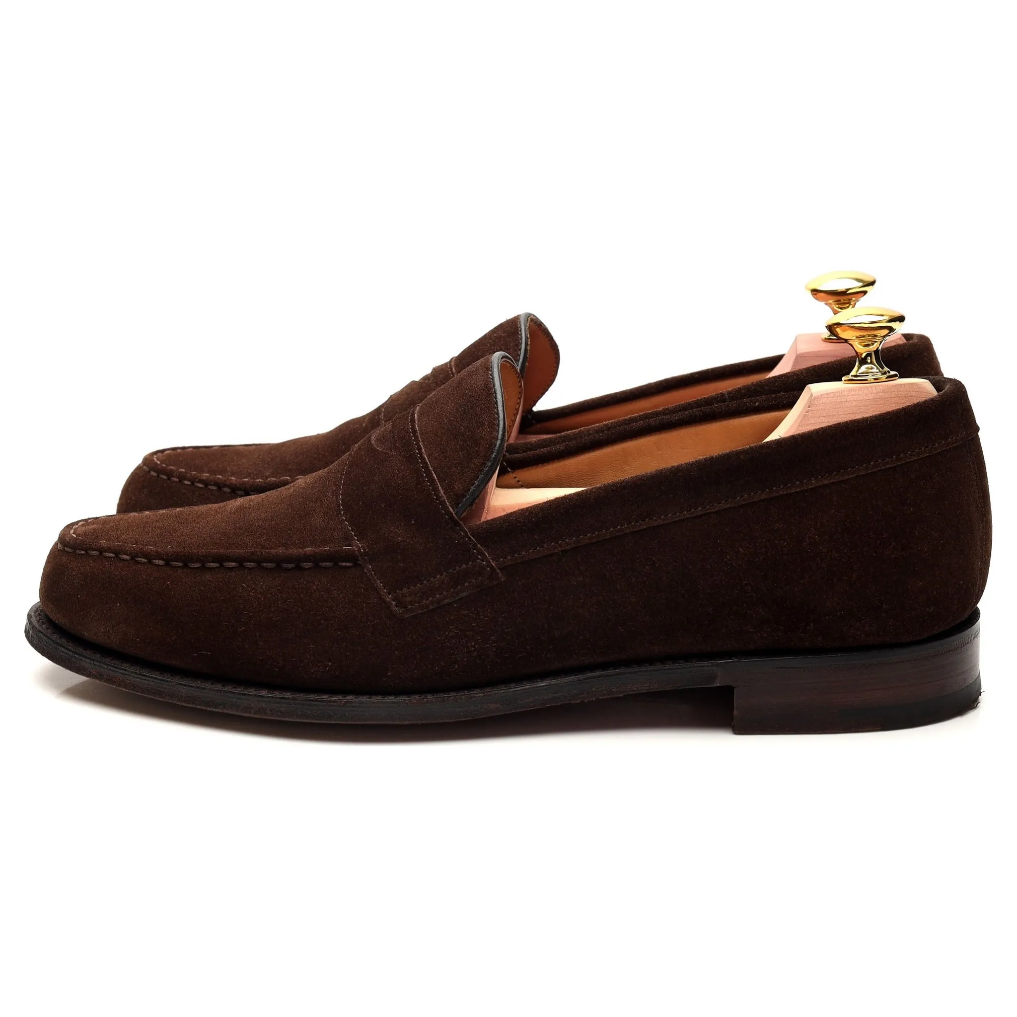 'Hudson' Brown Suede Loafers UK 7.5 F