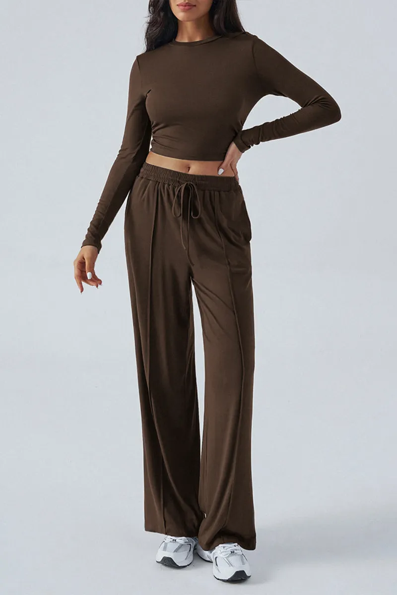 HUT1131 Effortless Chic Lounge Set Pant