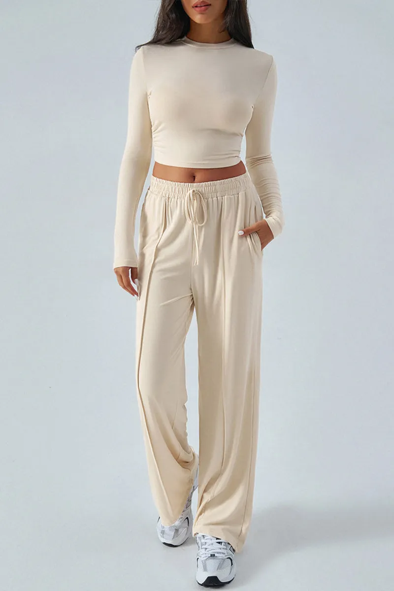 HUT1131 Effortless Chic Lounge Set Pant
