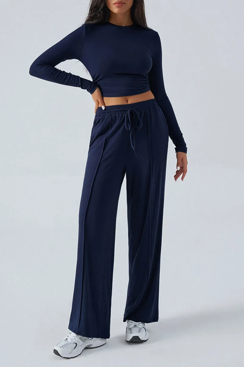 HUT1131 Effortless Chic Lounge Set Pant