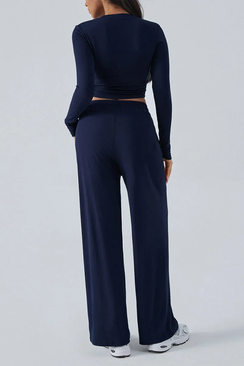 HUT1131 Effortless Chic Lounge Set Pant