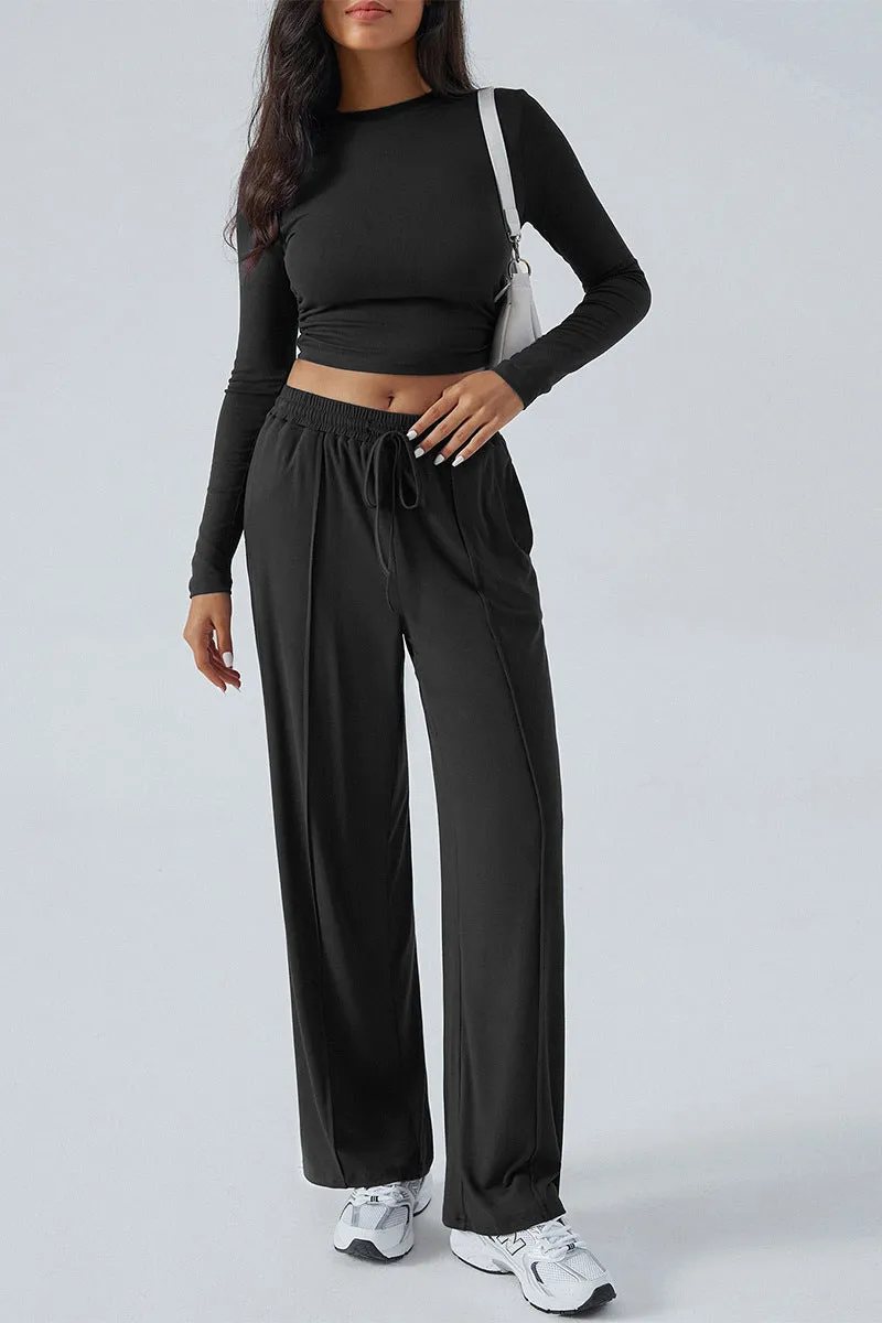 HUT1131 Effortless Chic Lounge Set Pant