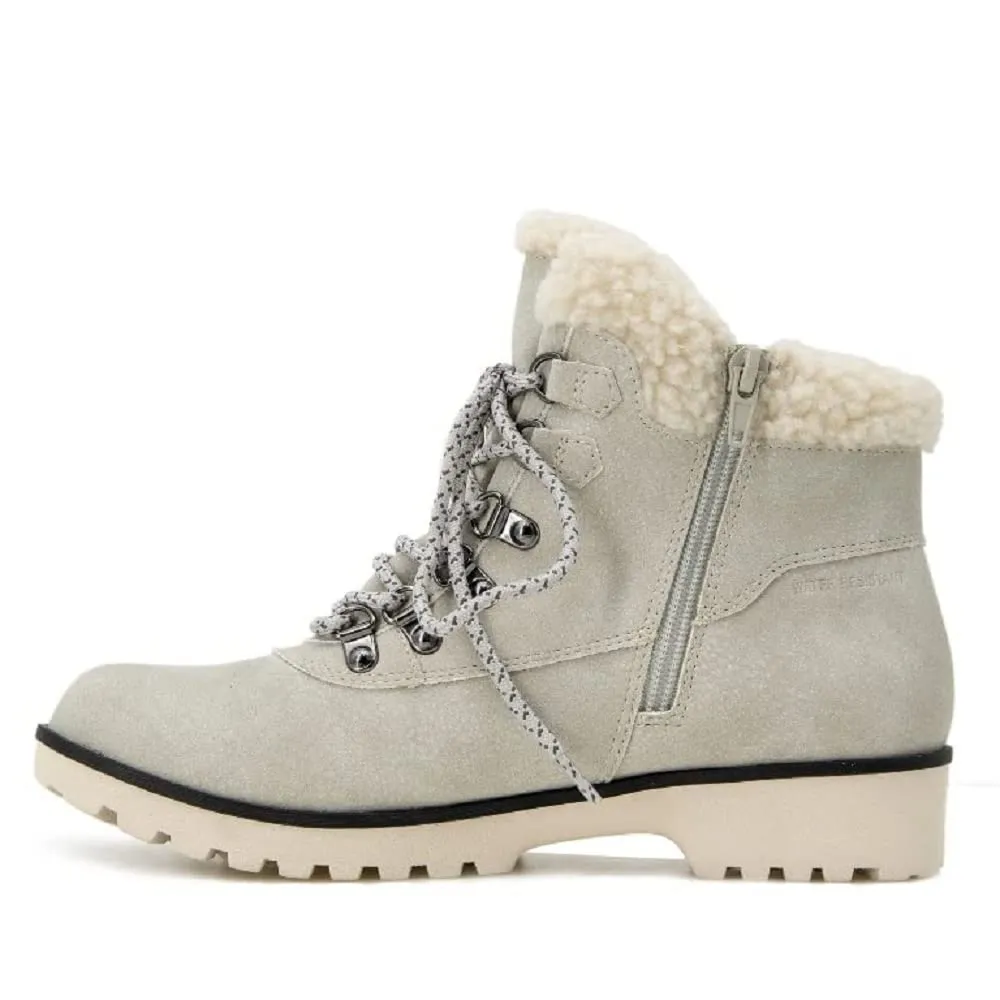 JBU by Jambu Women's Blue Creek Water Resistant Snow Boot, Stone White, 8.5