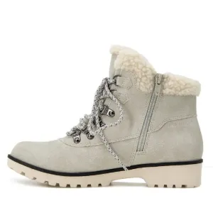 JBU by Jambu Women's Blue Creek Water Resistant Snow Boot, Stone White, 8.5