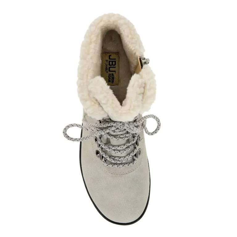JBU by Jambu Women's Blue Creek Water Resistant Snow Boot, Stone White, 8.5