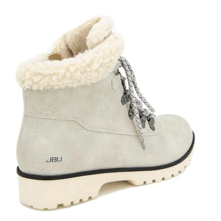 JBU by Jambu Women's Blue Creek Water Resistant Snow Boot, Stone White, 8.5