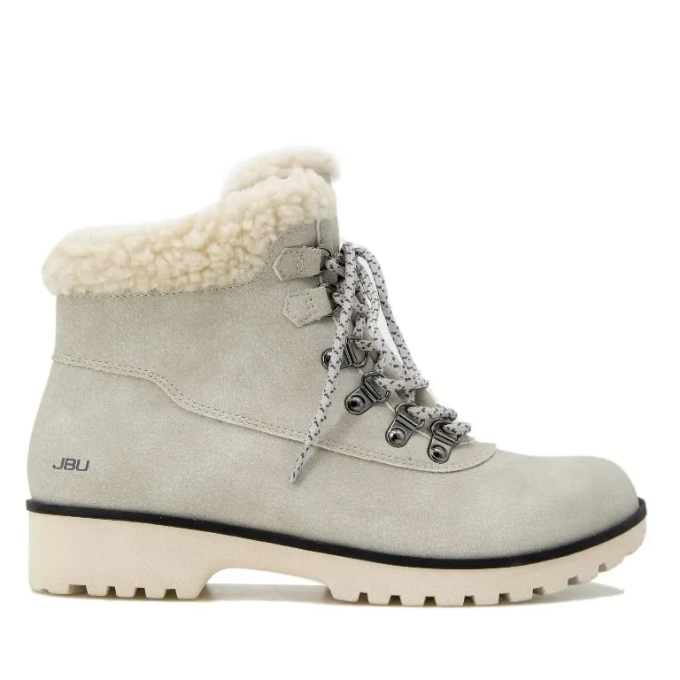 JBU by Jambu Women's Blue Creek Water Resistant Snow Boot, Stone White, 8.5