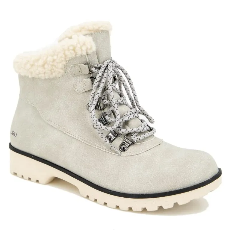 JBU by Jambu Women's Blue Creek Water Resistant Snow Boot, Stone White, 8.5