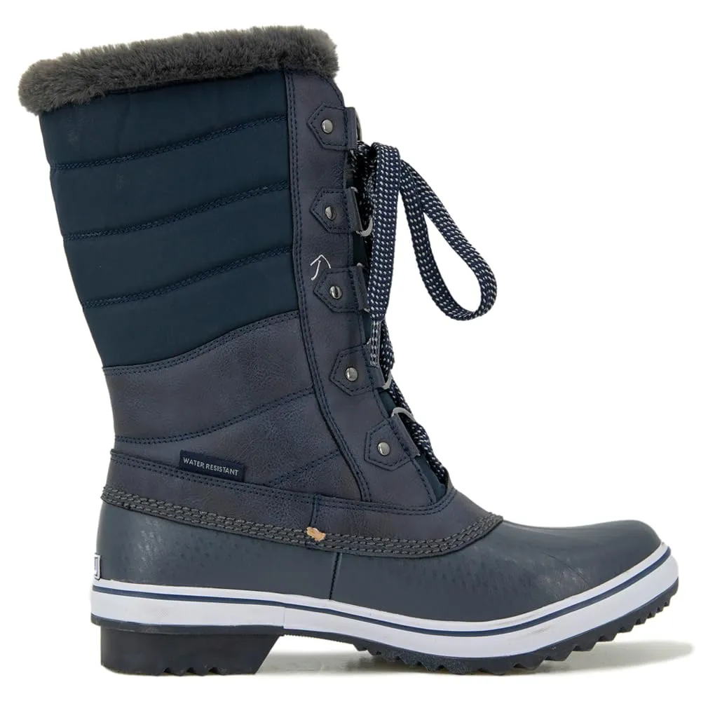 JBU by Jambu Women's Siberia Water Resistant Snow Boot, Navy, 6.5