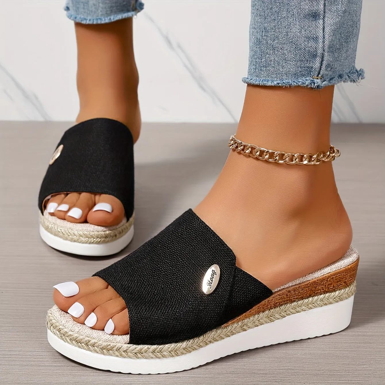 Jenna - Casual leather orthopedic sandals