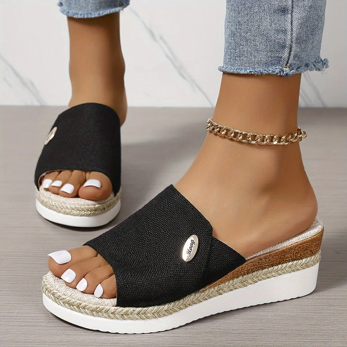 Jenna - Casual leather orthopedic sandals