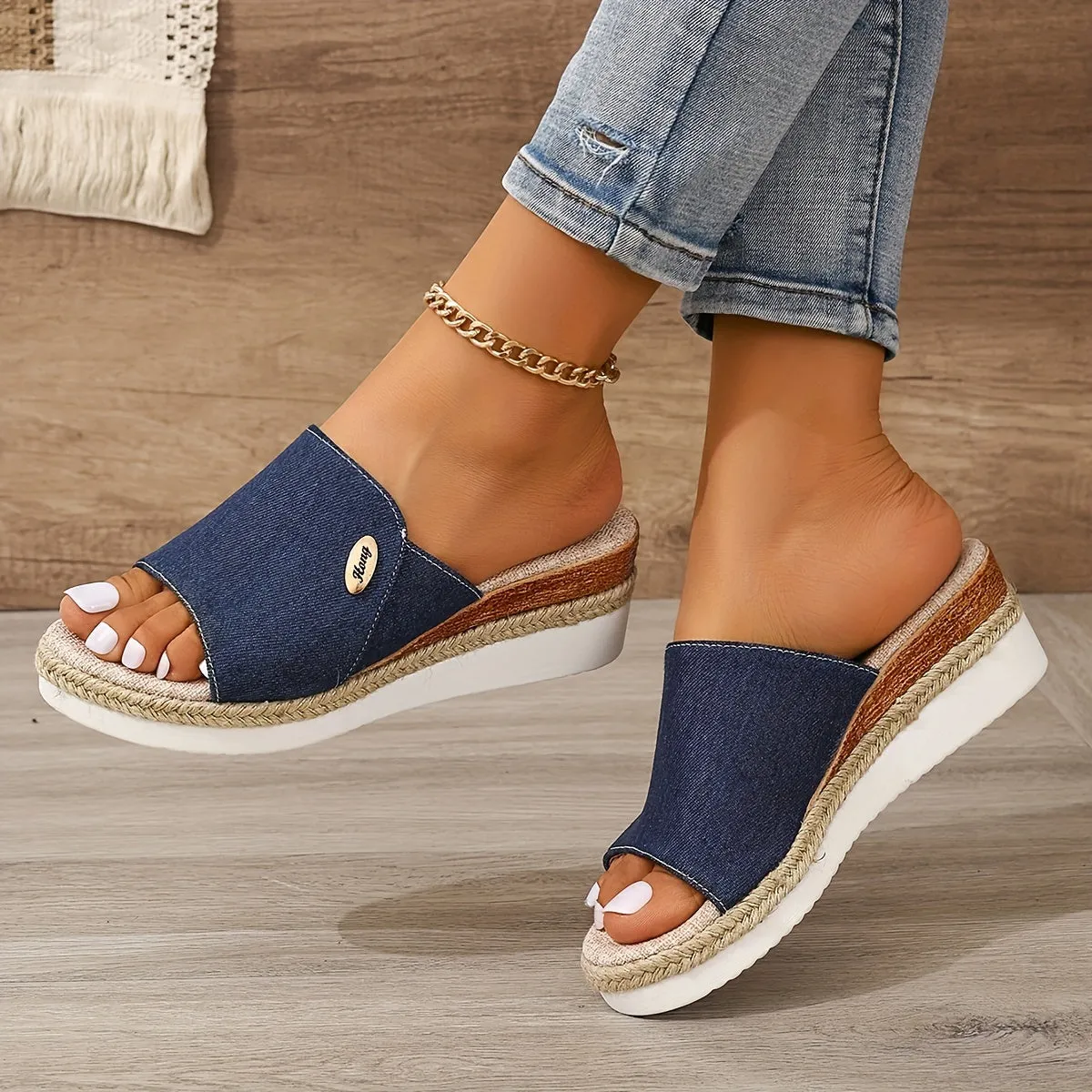 Jenna - Casual leather orthopedic sandals