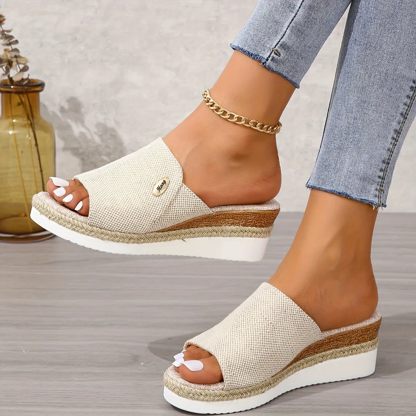 Jenna - Casual leather orthopedic sandals