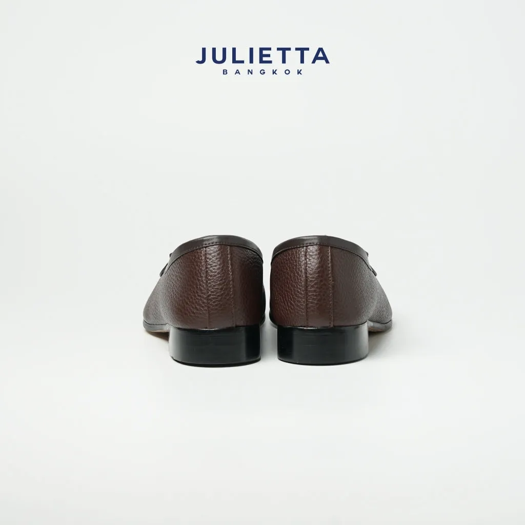 JULIETTA - Tassel Belgian Loafer Calfskin Brown (Unlined)