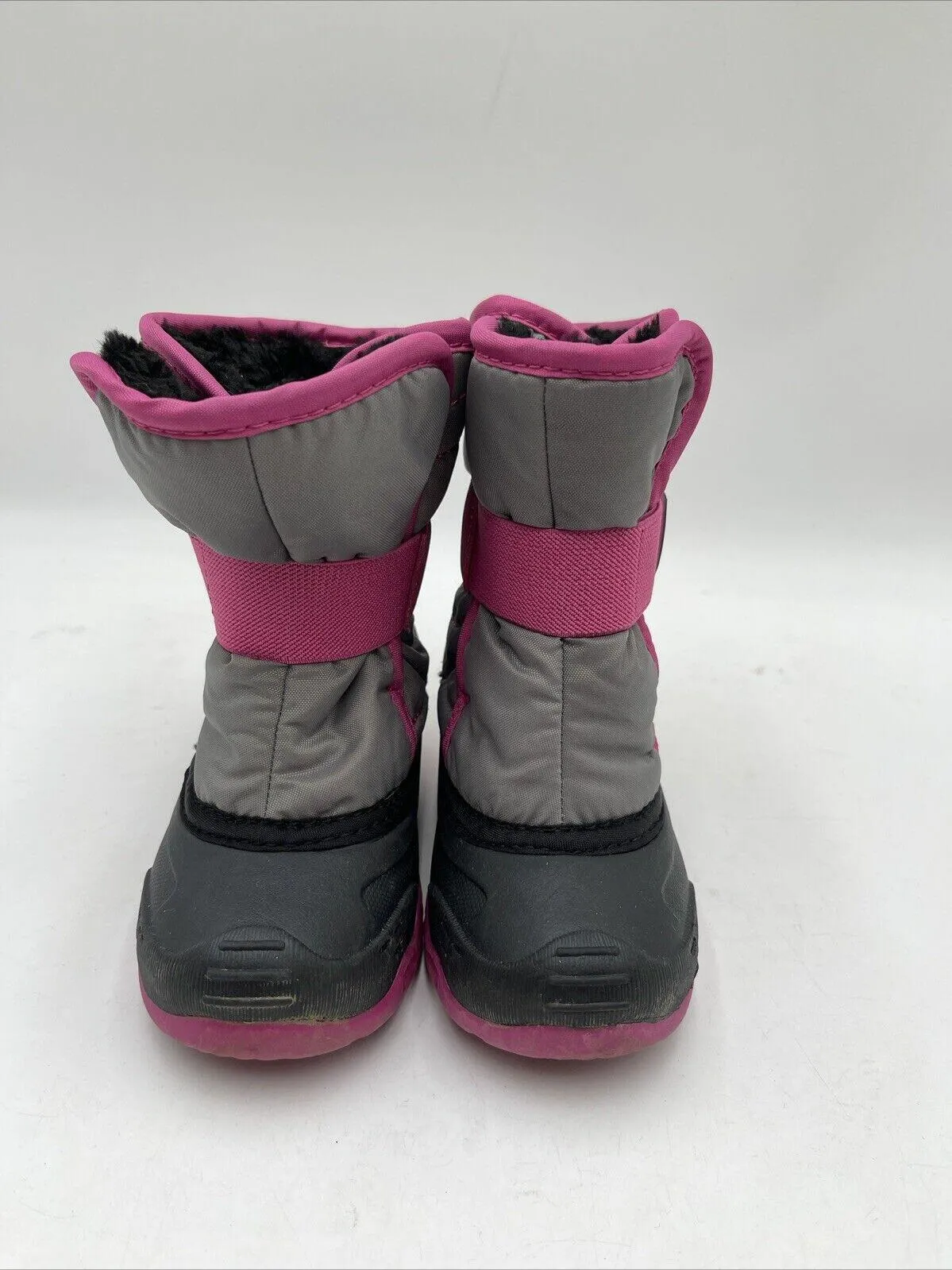 Kids Kamik Snowbug 5 Snow Boot Grey/Pink Size 8 - Very Good