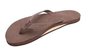 Ladies Premier Leather Expresso Thin Strap Rainbows
