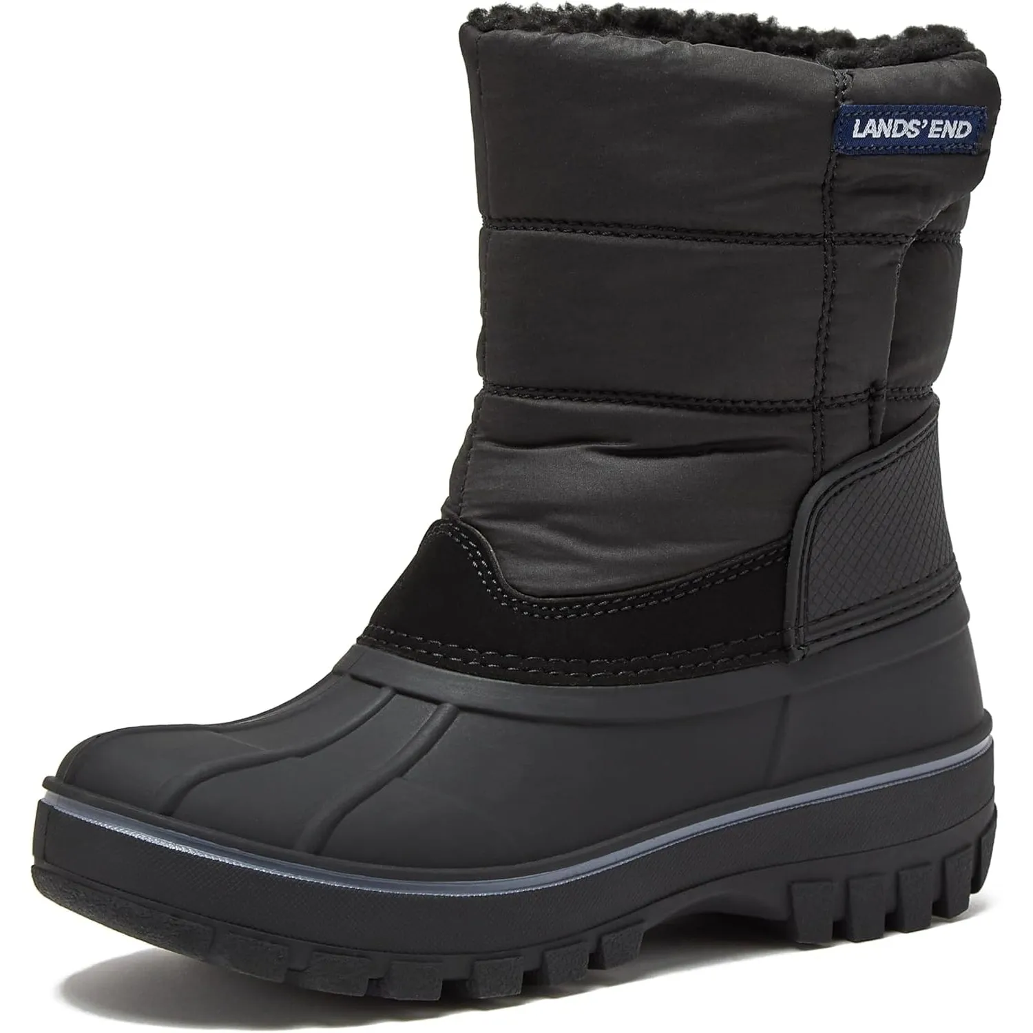 Lands' End Flurry Max Waterproof Kids Snow Boots Girls Boys Toddlers - Insulated Warm Fleece Lined Girls Boys & Toddler Winter Boots Size 10 to 7 Snow Boots for Kids, Girls and Boys Winter Boots