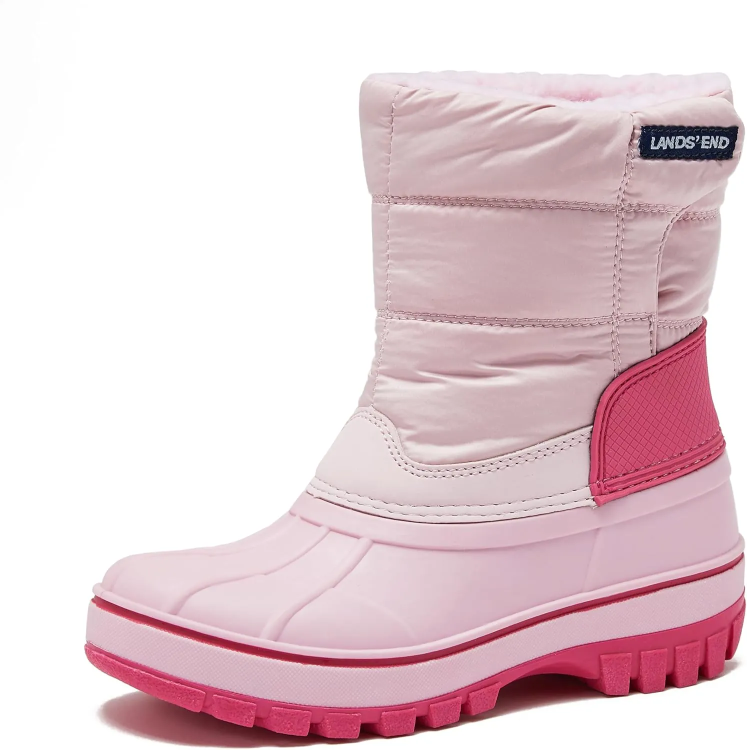 Lands' End Flurry Max Waterproof Kids Snow Boots Girls Boys Toddlers - Insulated Warm Fleece Lined Girls Boys & Toddler Winter Boots Size 10 to 7 Snow Boots for Kids, Girls and Boys Winter Boots