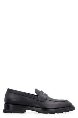 Leather loafers