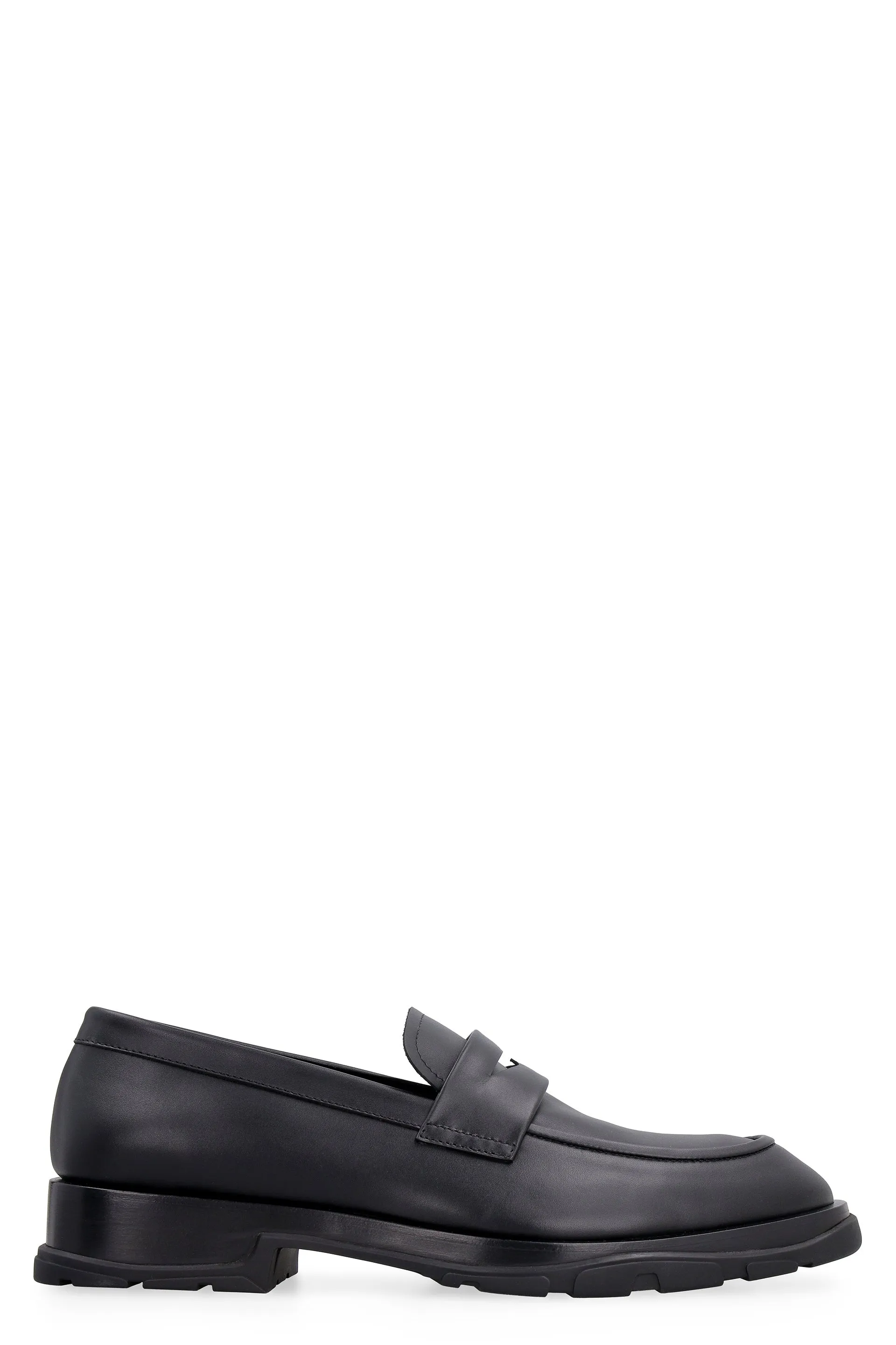 Leather loafers