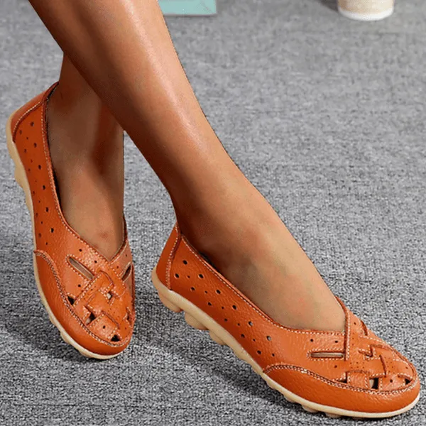 Leather orthopedic sandals