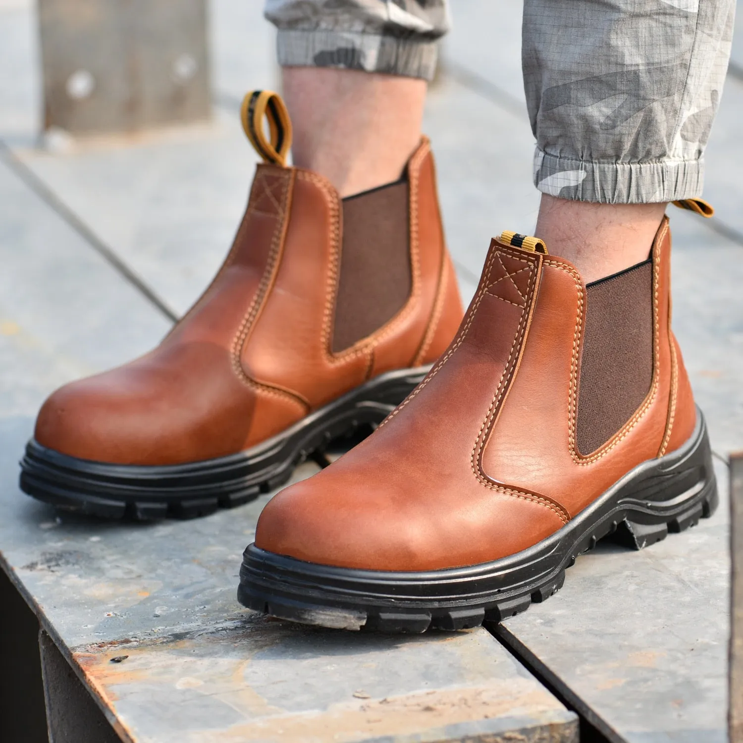 Leather Work Boots