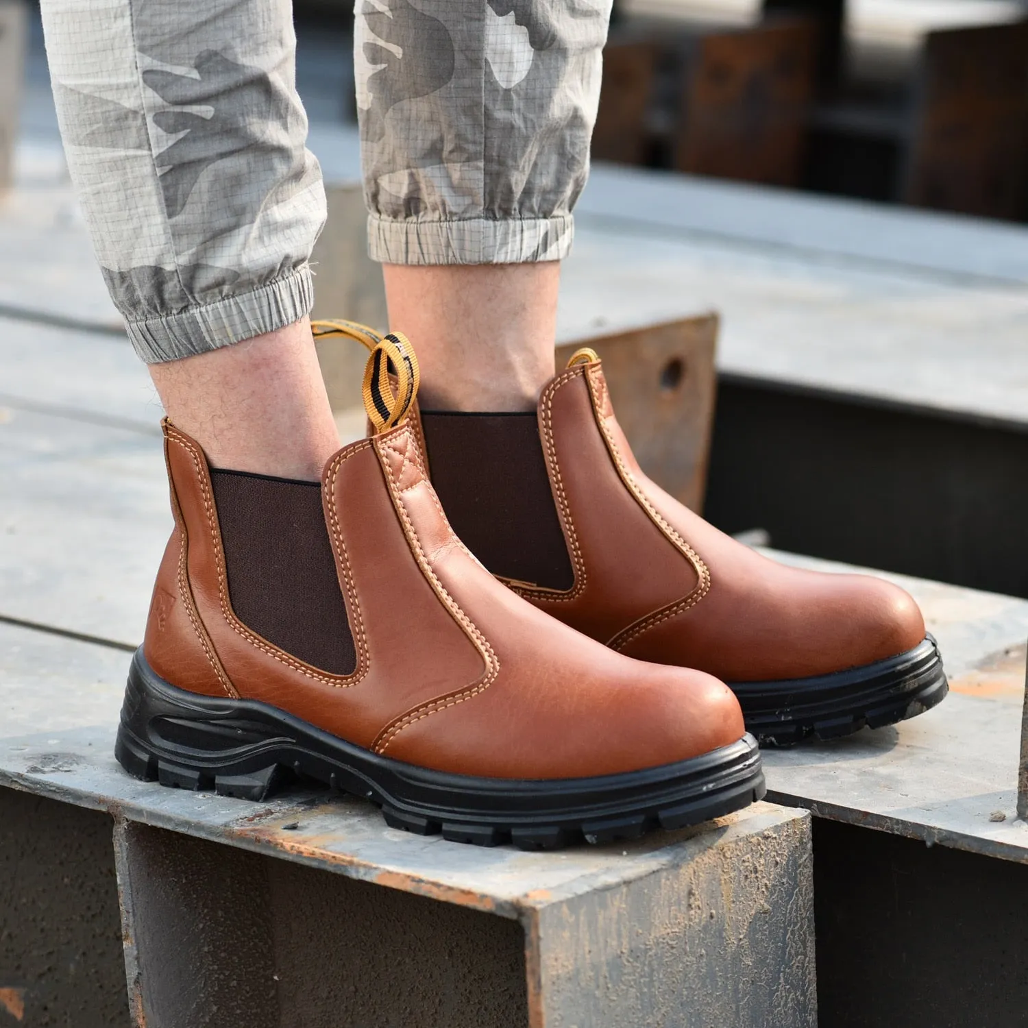Leather Work Boots