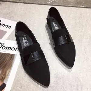 Loafers Middle-aged and elderly Gommino Slip-on Flats