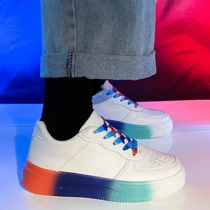 Marion Ombre Color Sole Platform Sneakers
