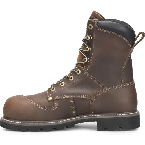 Matterhorn Men's Corvus 8" Waterproof Composite Toe PunCompositeure Work Boot -Brown- MT2508