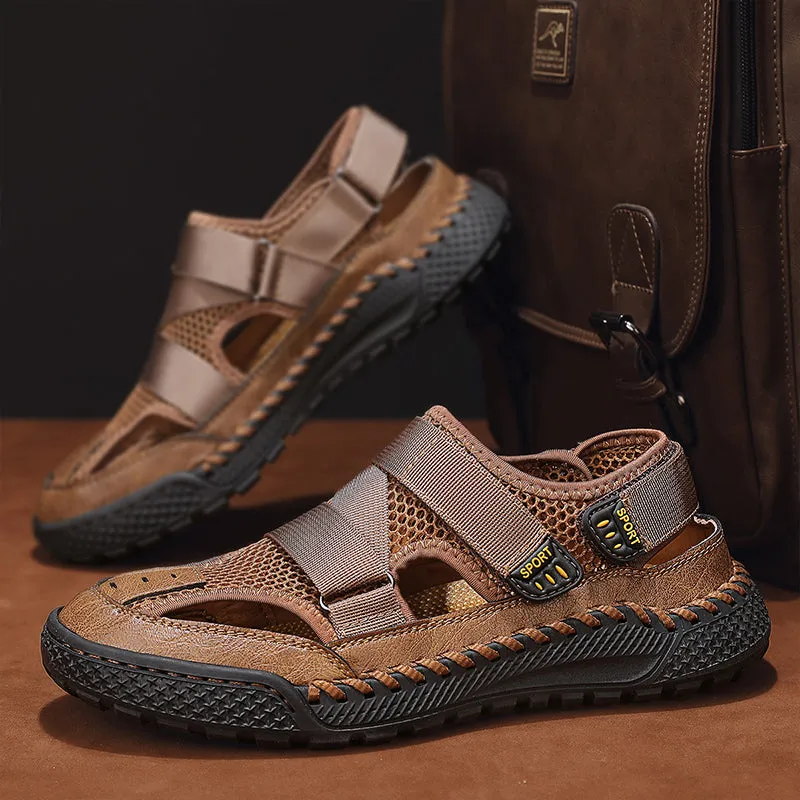 Men Sandals Breathable Hollow Out