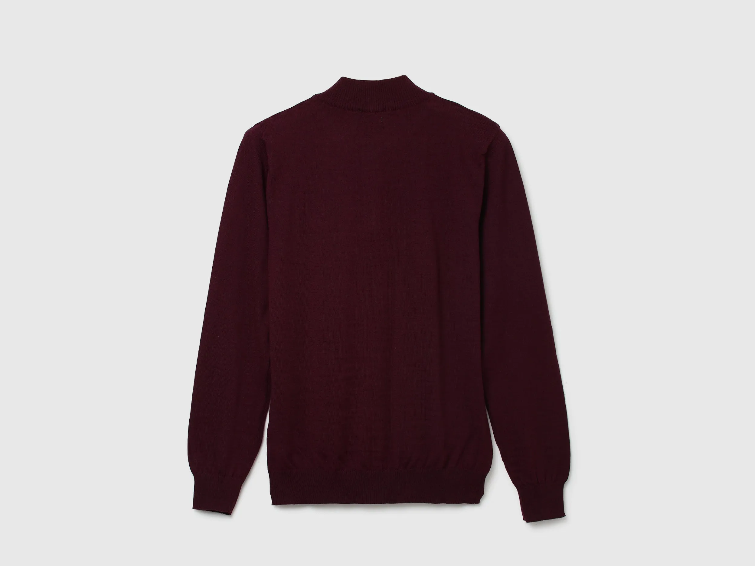 Men Solid High Neck Sweater