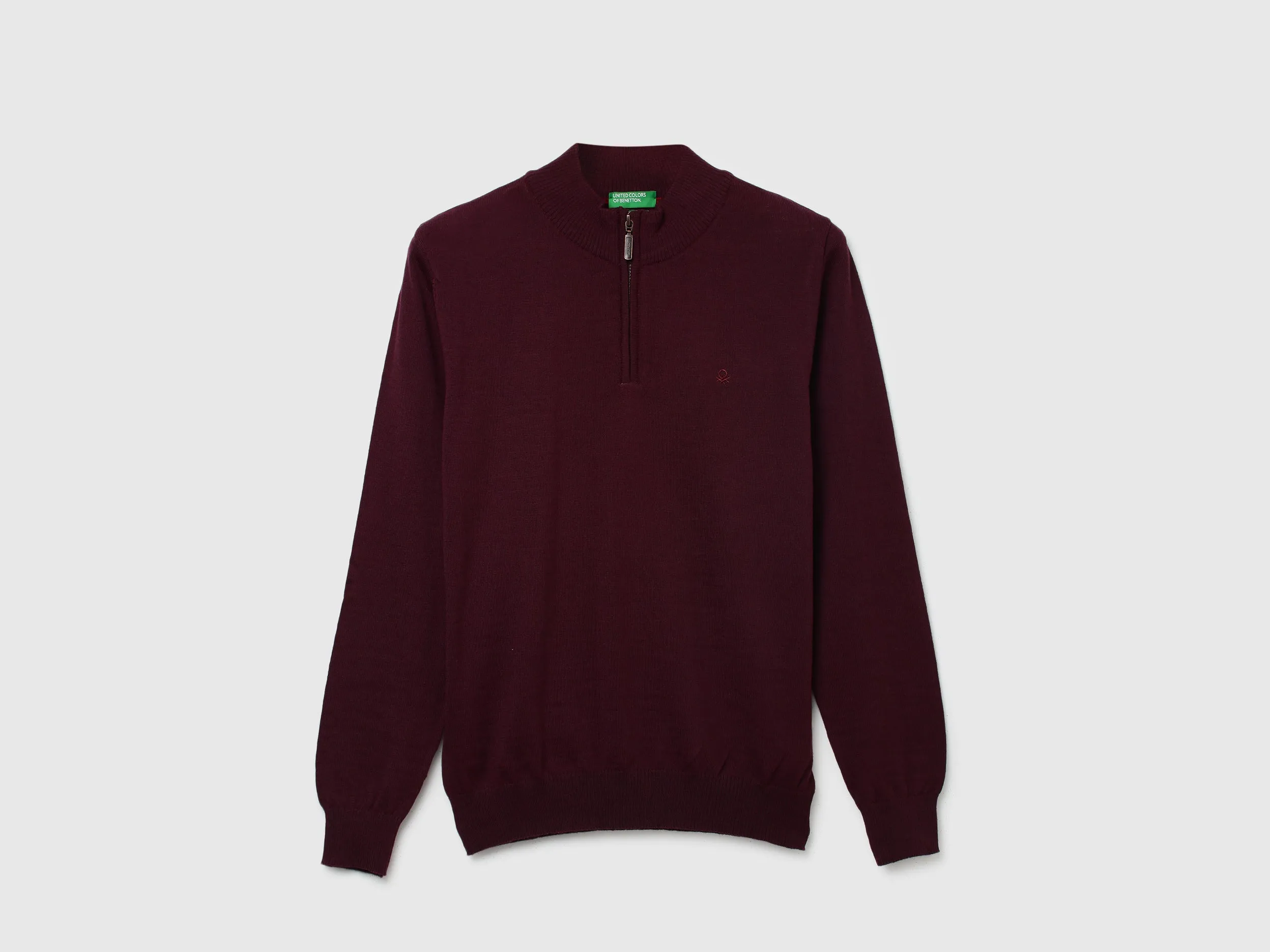 Men Solid High Neck Sweater