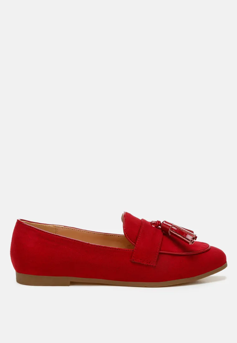 Micro Suede Tassel Loafers By Ruw