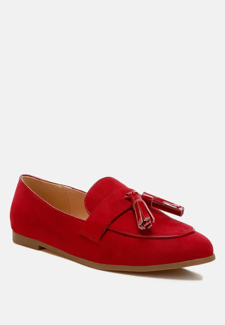 Micro Suede Tassel Loafers By Ruw