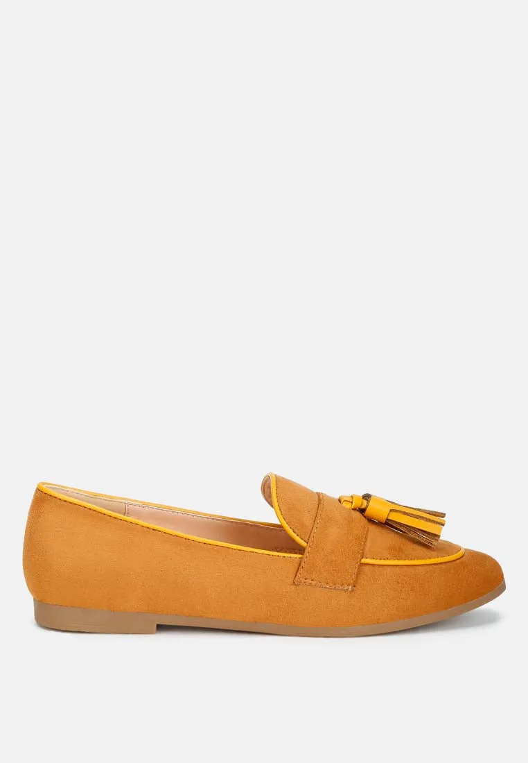 Micro Suede Tassel Loafers By Ruw