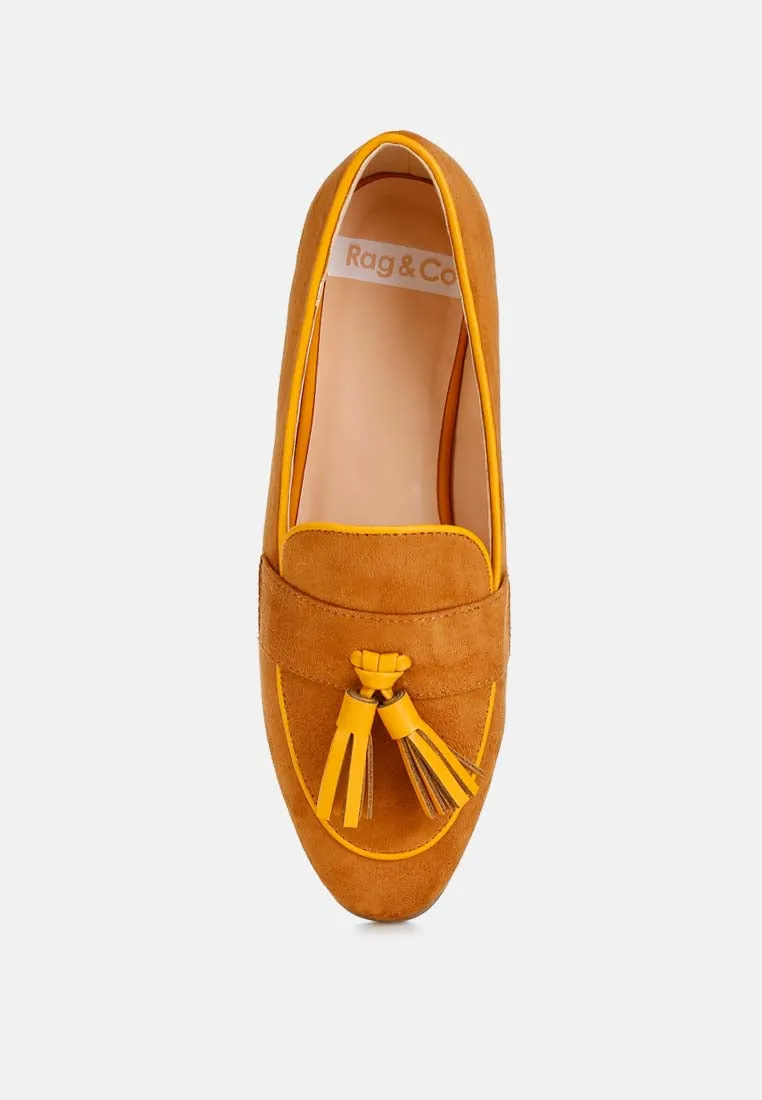 Micro Suede Tassel Loafers By Ruw