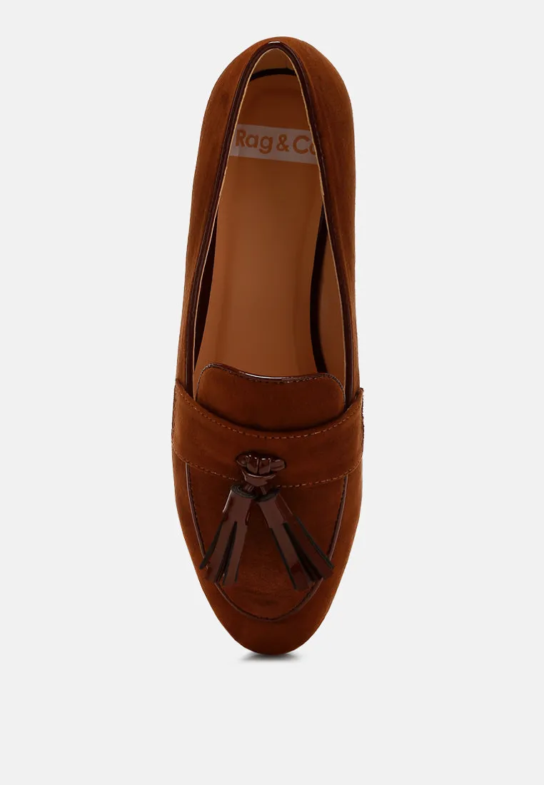 Micro Suede Tassel Loafers By Ruw