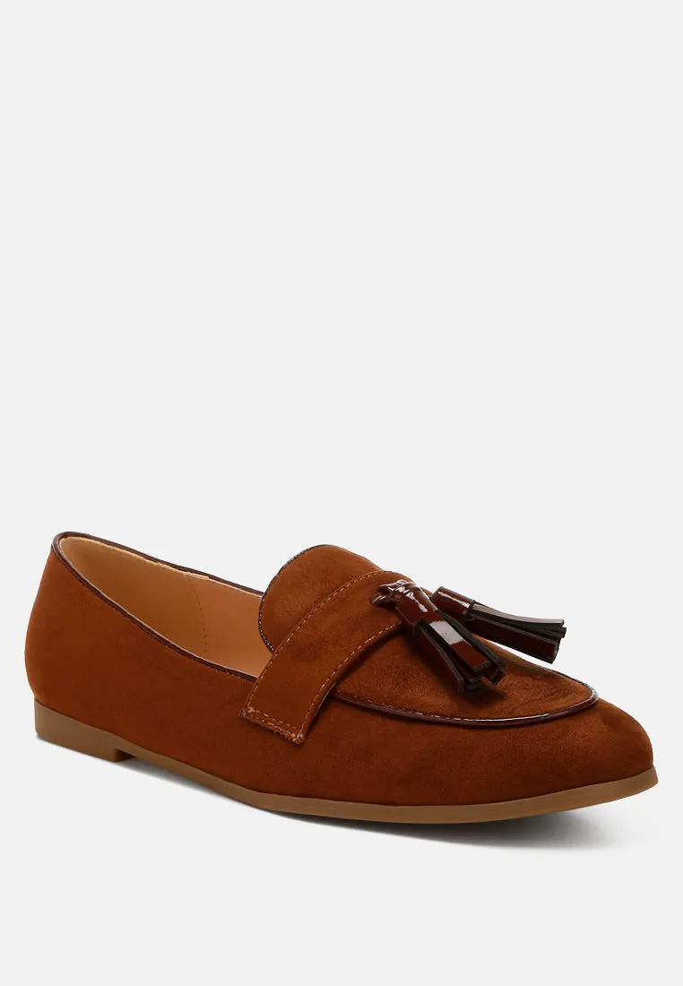 Micro Suede Tassel Loafers By Ruw