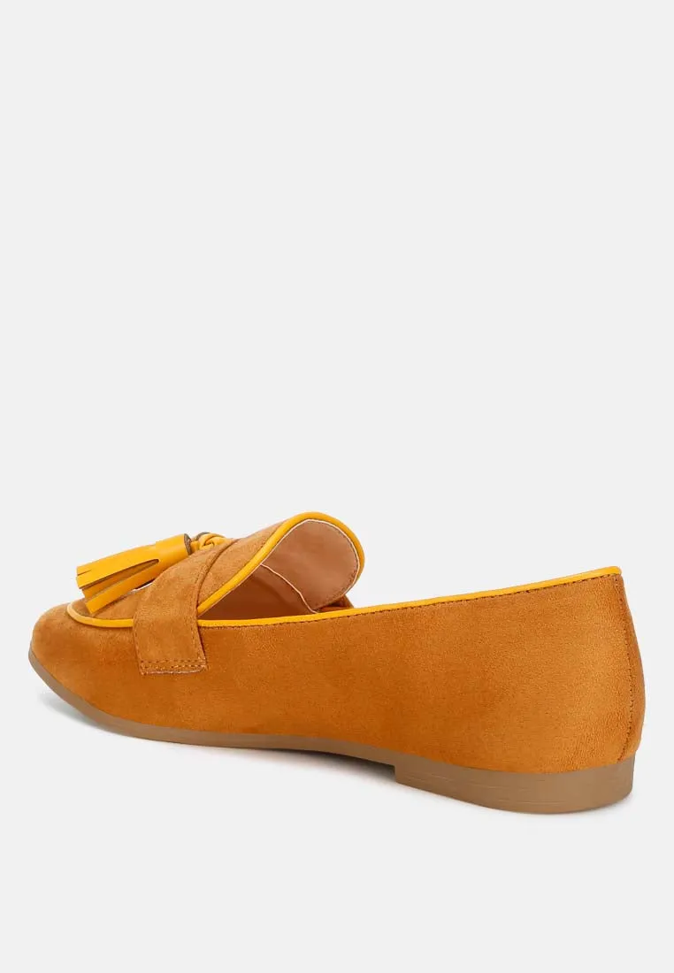 Micro Suede Tassel Loafers By Ruw