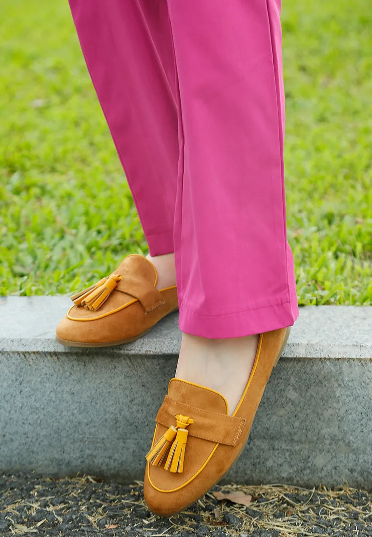 Micro Suede Tassel Loafers By Ruw