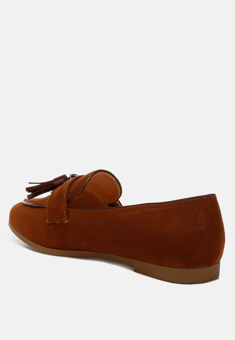 Micro Suede Tassel Loafers By Ruw