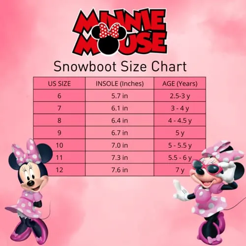 Minnie Mouse Water Resistant Snow Boots (Toddler/Little Kid)