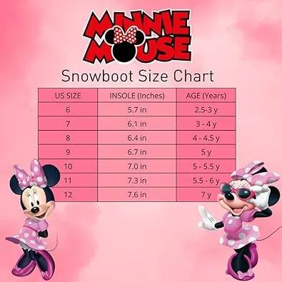 Minnie Mouse Water Resistant Snow Boots (Toddler/Little Kid)