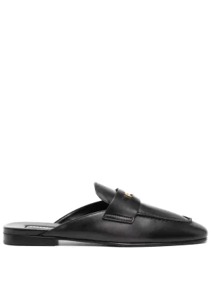 Miu Miu bleached leather loafers