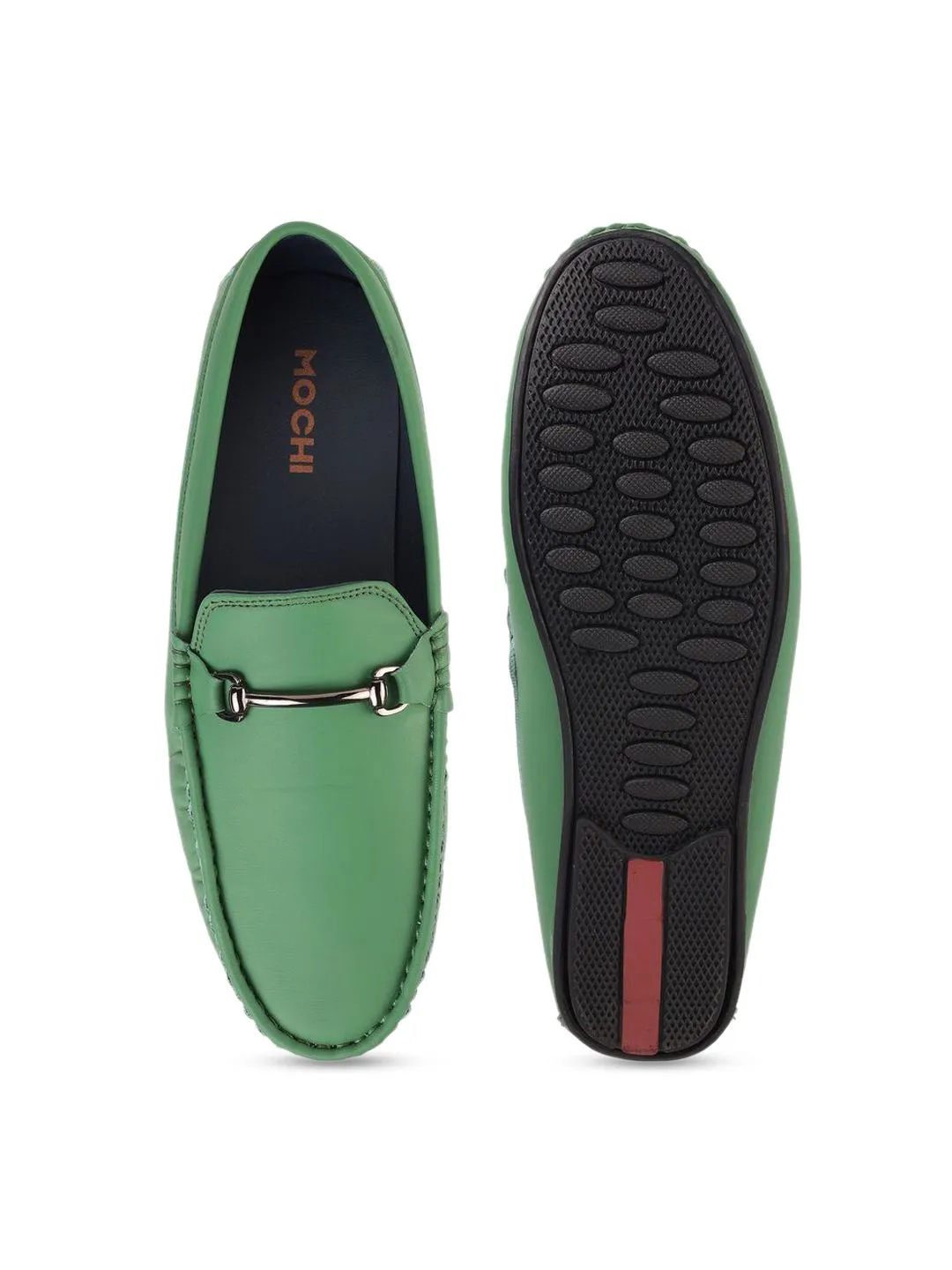 Mochi Men Solid Slip-On Loafers