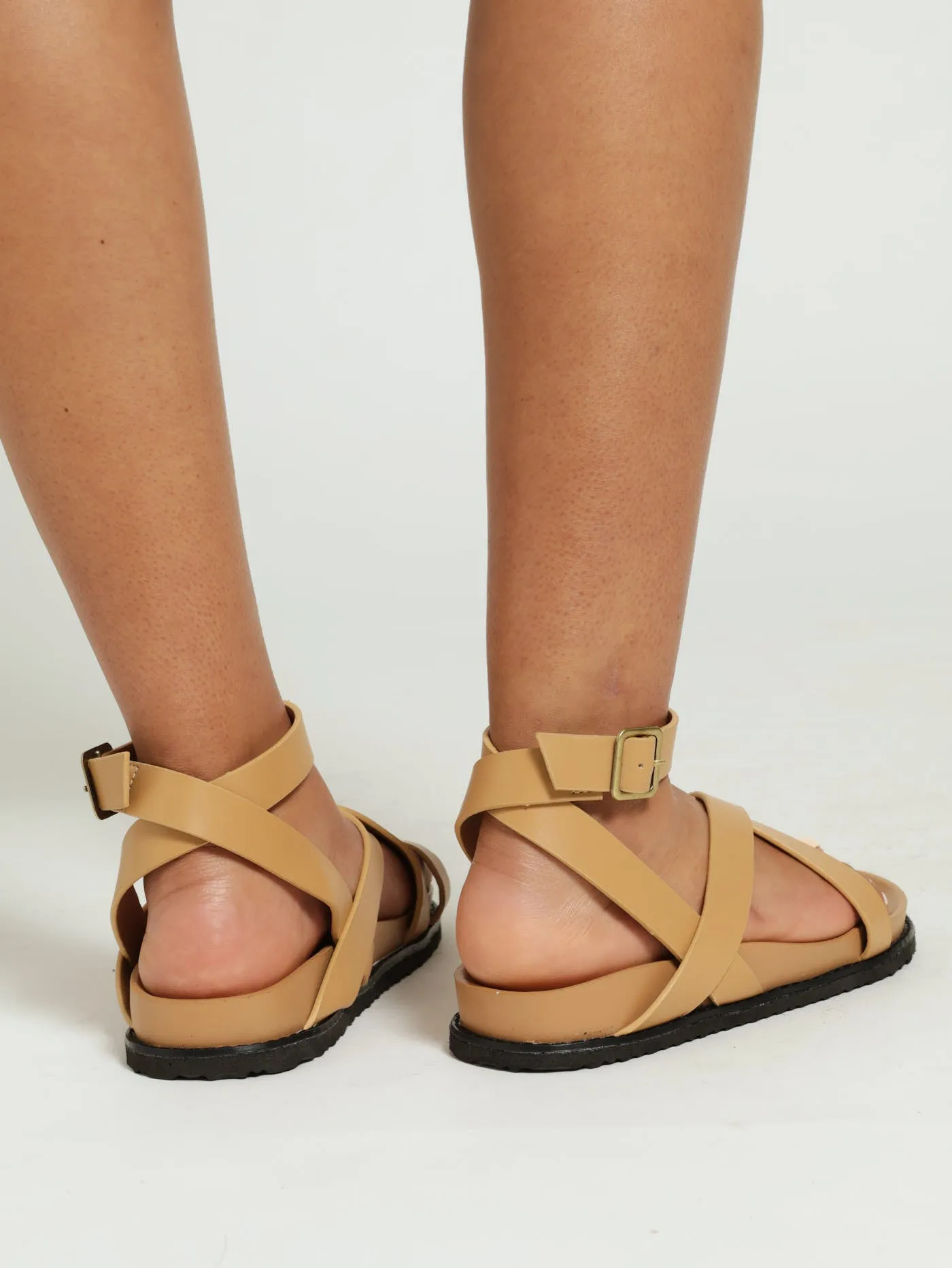 Multi Strap Slide - Tan