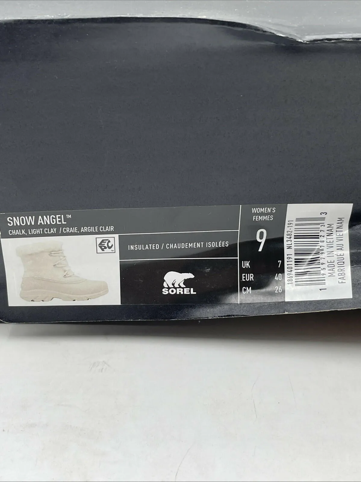 NWB Sorel Women's Snow Angel Boots White Size 9