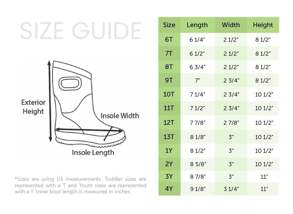 Oaki Kids Neoprene Rain & Snow Boots in Black